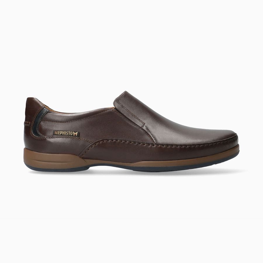 Mephisto ROBY Bőr Férfi Loafers - Barna, HU-88391